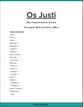 Os Justi Concert Band sheet music cover